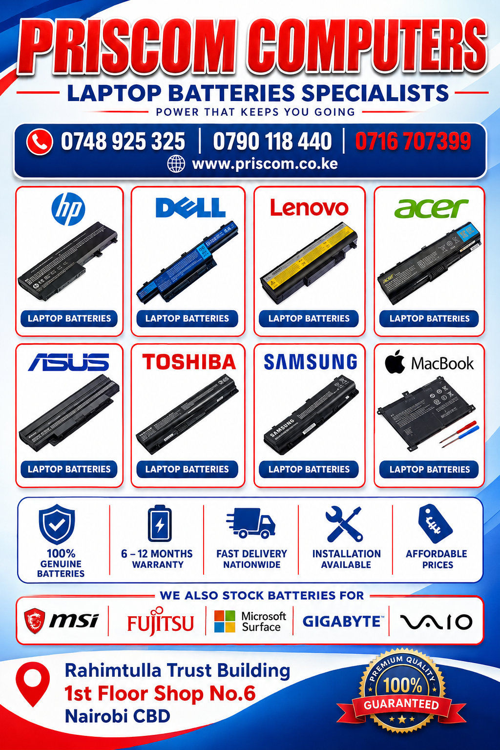 Laptop Batteries