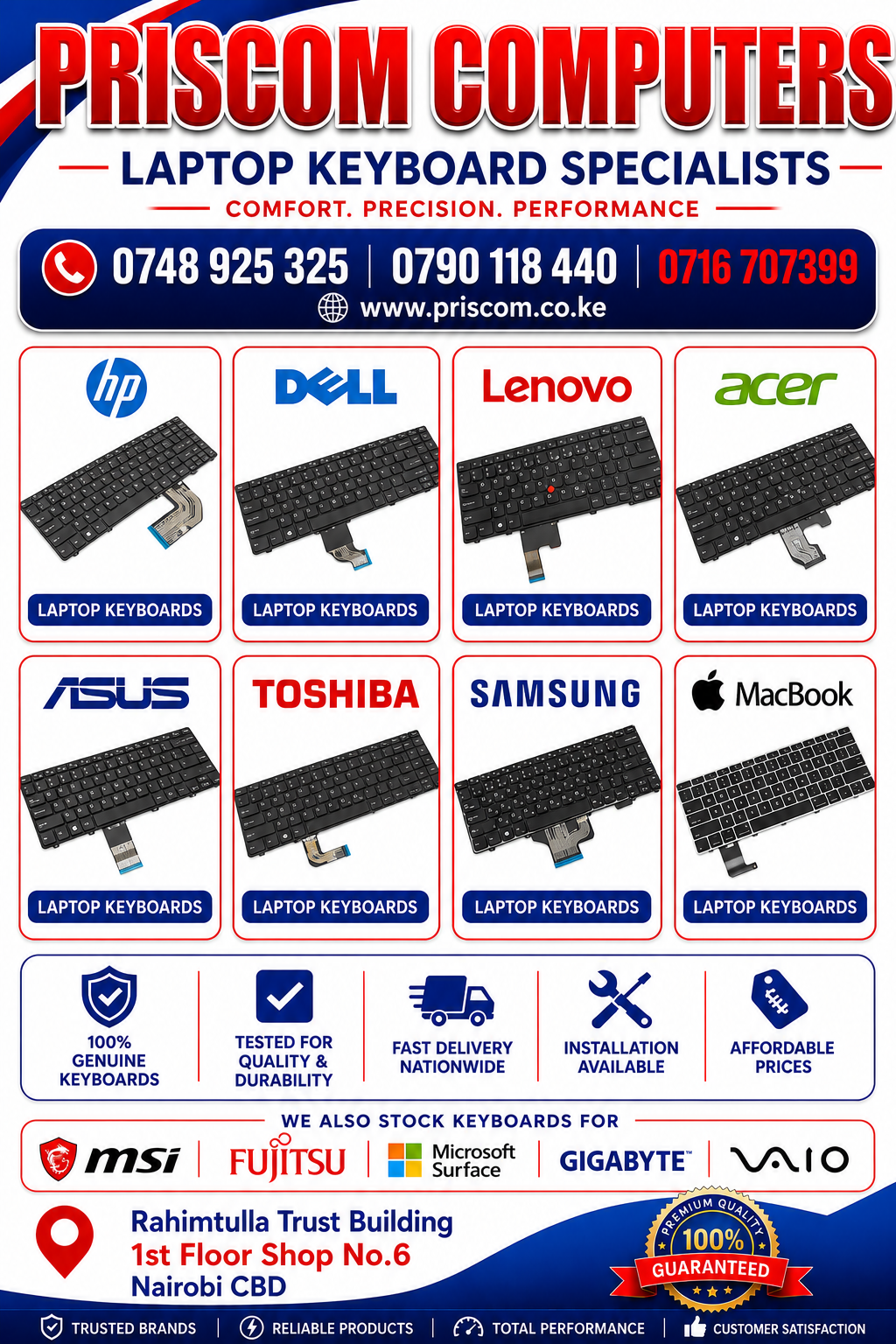 Laptop Keyboards