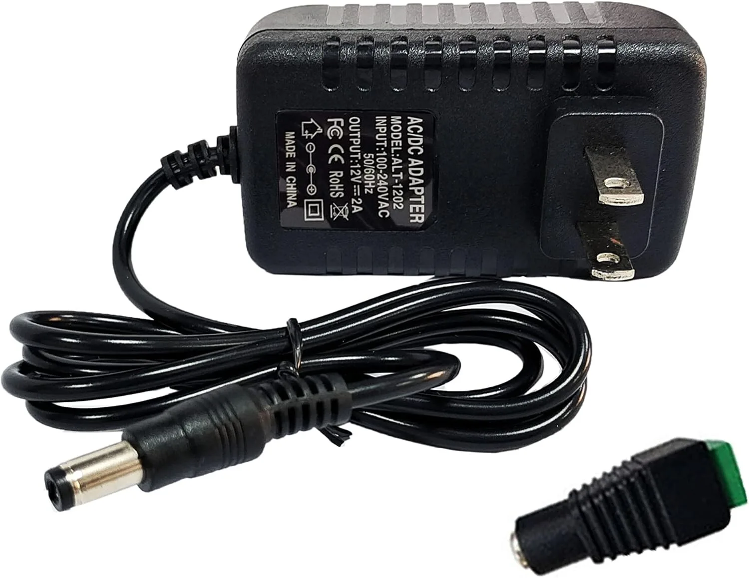 12V/2A (24W) AC Power Supply Adapter - Universal view 2