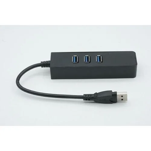 3-Port USB 3.0 Hub with Gigabit Ethernet Adapter #2 view 1