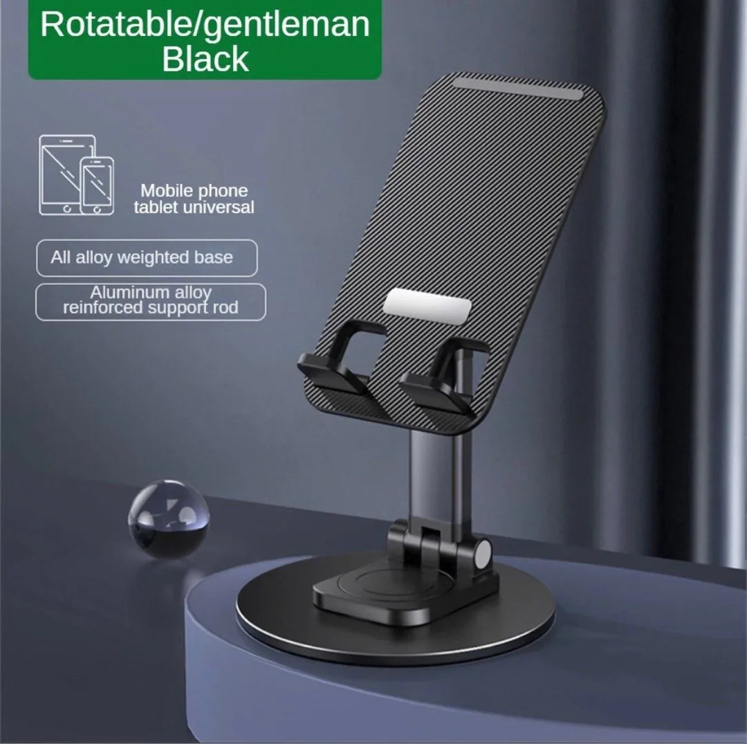 Cell Phone Stand - 360° Rotation, Height Adjustable