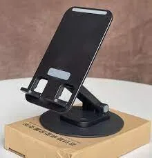 Cell Phone Stand - 360° Rotation, Height Adjustable view 1