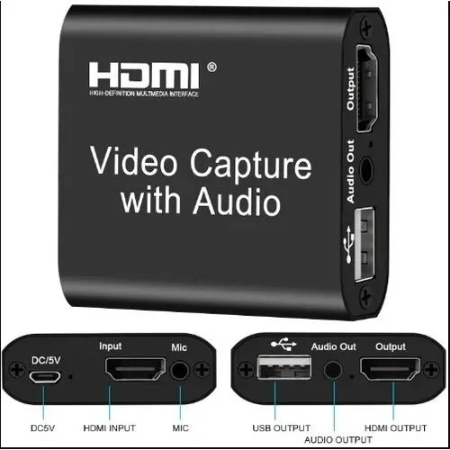 USB 3.0 4K HDMI Video Capture Card view 1