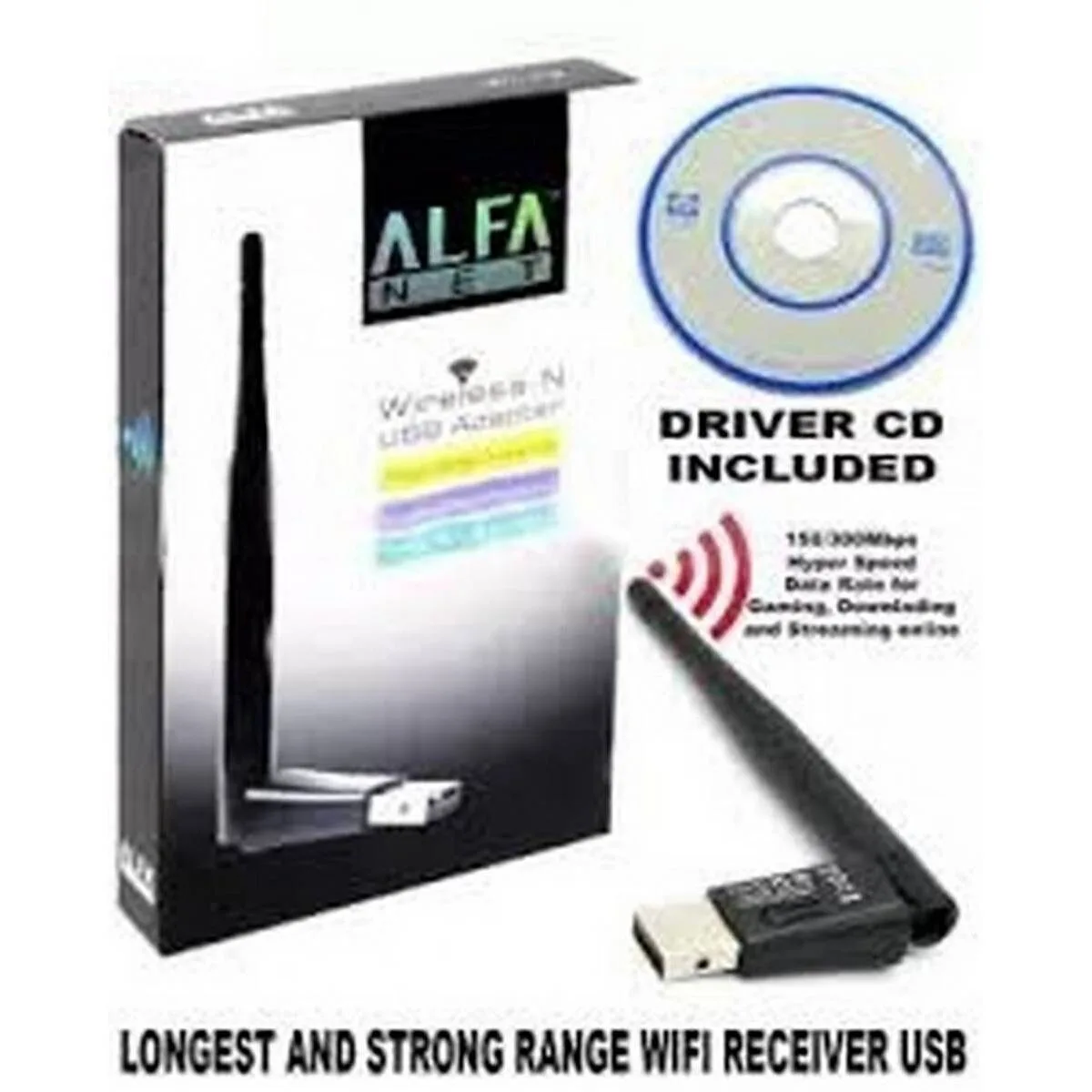 Alfa Network USB WiFi Adapter - 150Mbps
