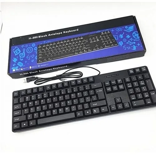 Generic Black Antelope Wired Keyboard - TJ-818 #2