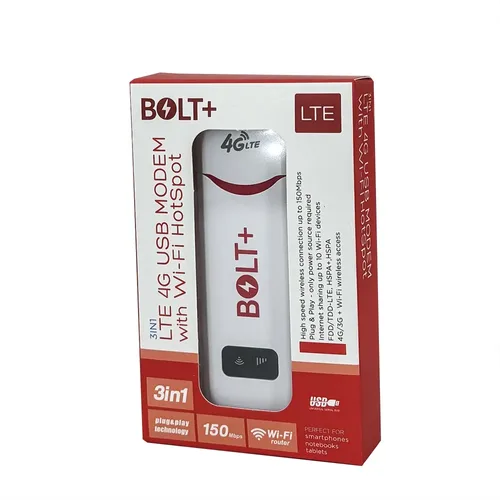Bolt Universal MiFi Modem - WiFi Hotspot for Safaricom, Airtel & Telkom