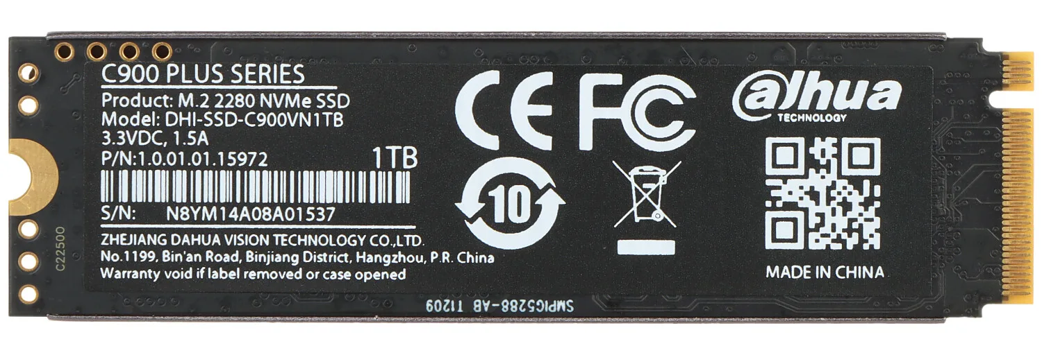 Dahua 1TB Internal SSD - M.2 PCIe Gen4x4 NVMe view 2