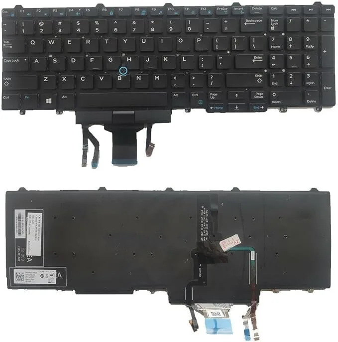 Replacement Laptop Keyboard for Dell Latitude 5580 5590 5591