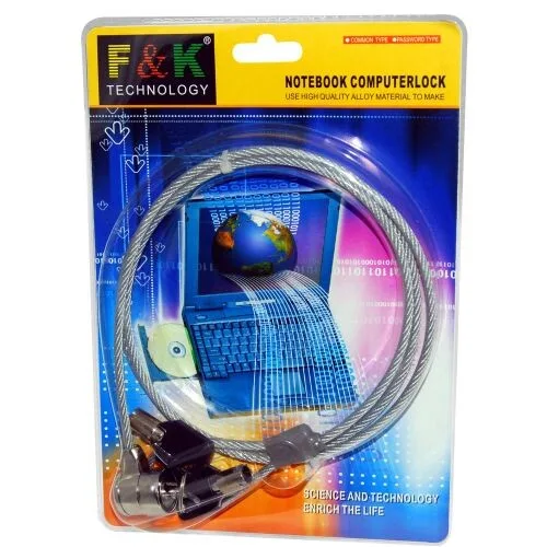 F&K Technology Laptop Lock Security Chain