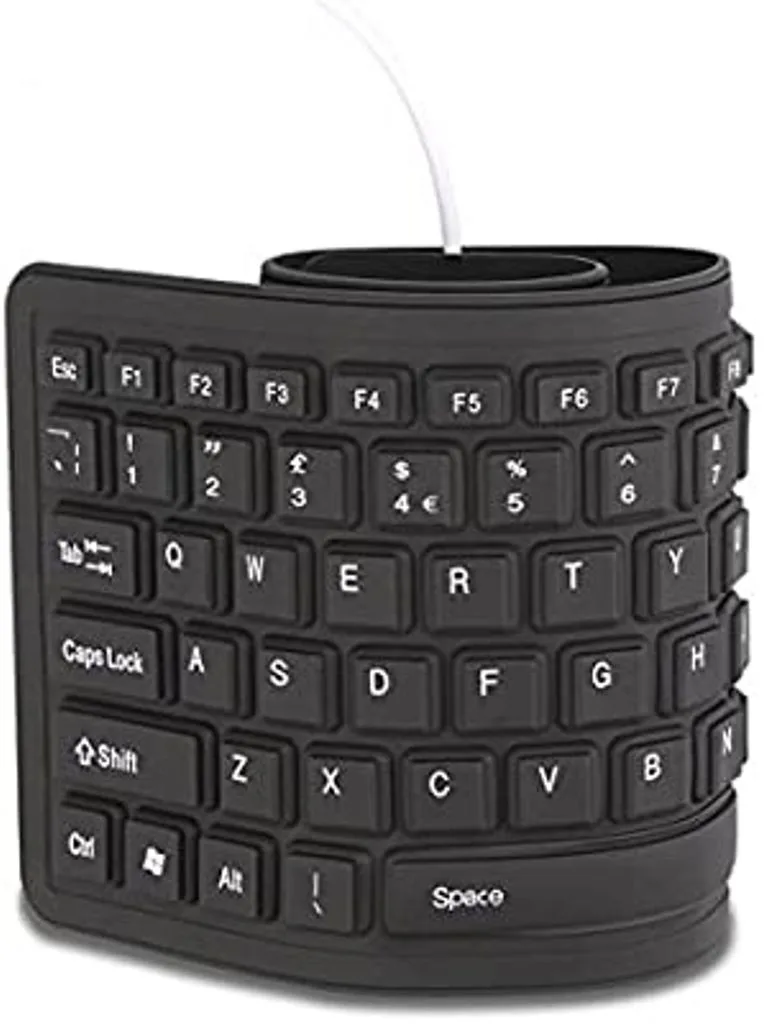 Flexible Foldable Keyboard - Ultra Slim view 1