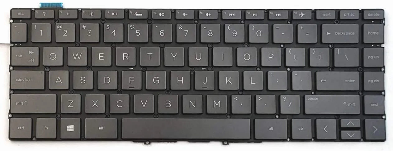 Replacement Laptop Keyboard for HP 13-4000 Backlit Silver Keyboard For view 2