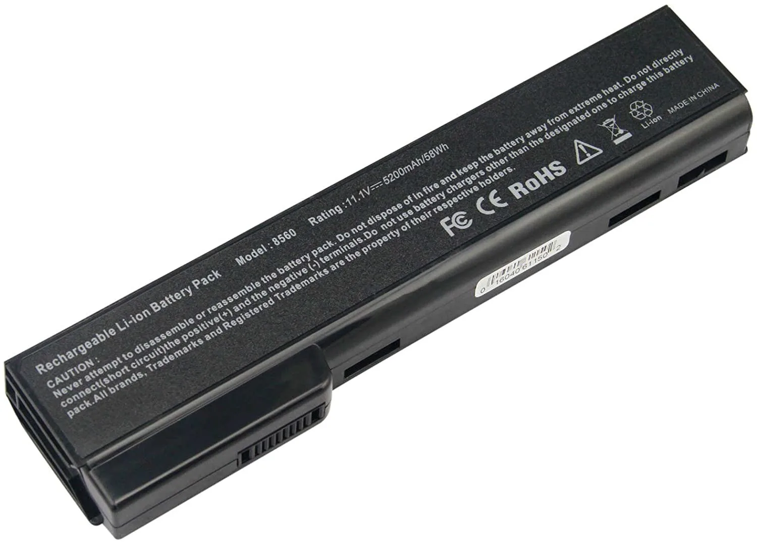 HP Laptop Battery Elitebook 8460P 8460W 8470P 8470W view 1