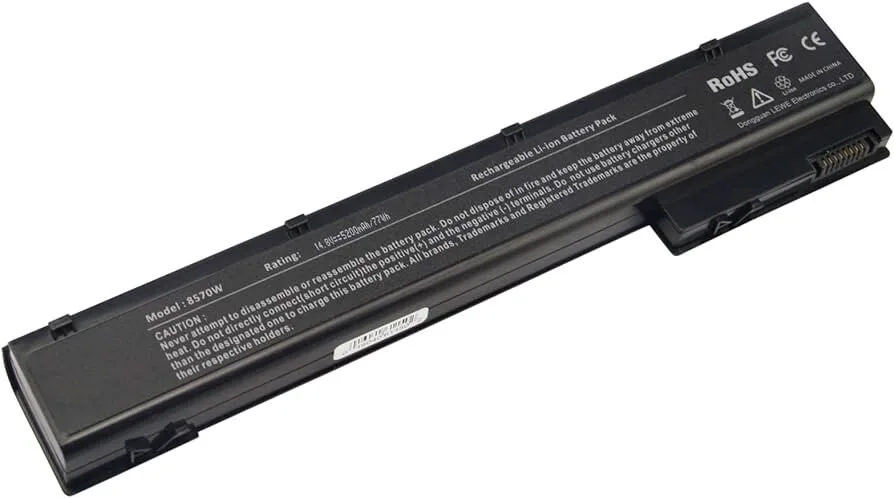 HP Laptop Battery Elitebook 8560 8570W 8760W 8770W