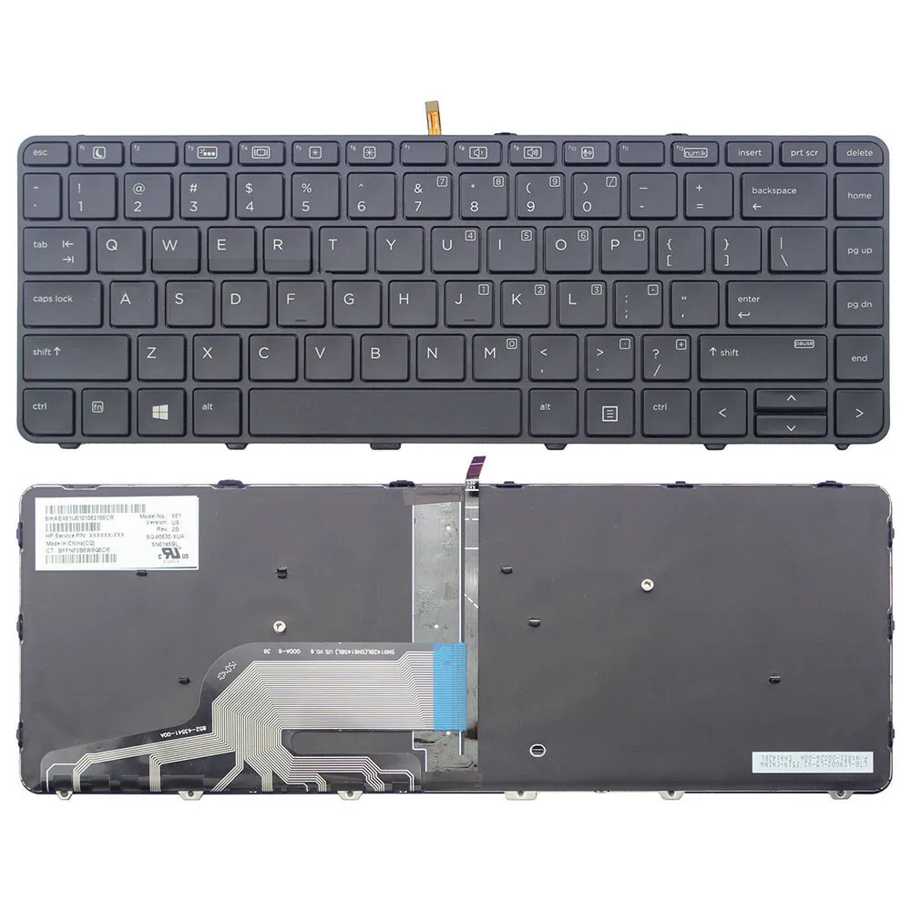 Replacement Laptop Keyboard for HP Probook 430 G3 430 G4