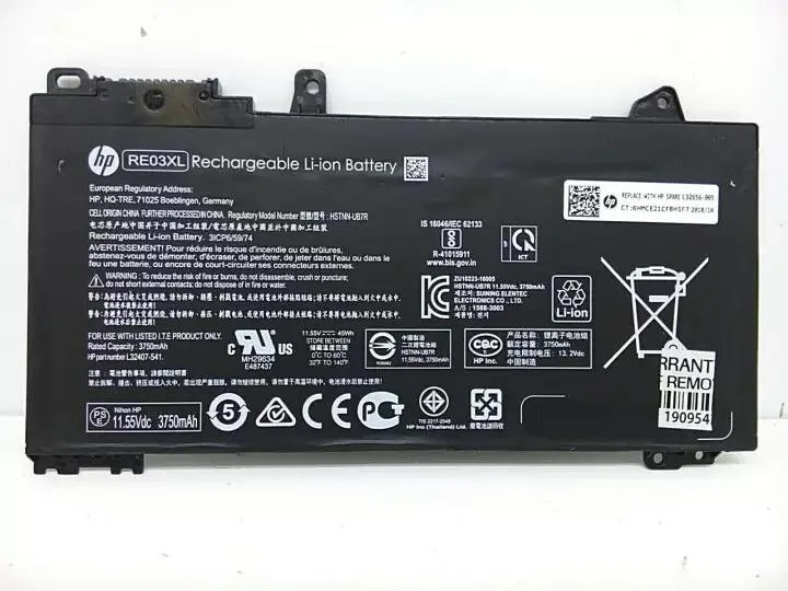 HP Laptop Battery Re03Xl Replacement