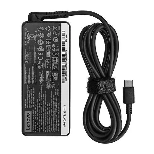 Lenovo Laptop Charger - 65W Ac Power Adapter Usb view 1