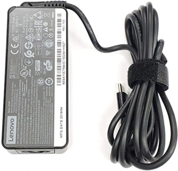 Lenovo Laptop Charger - 65W Type C