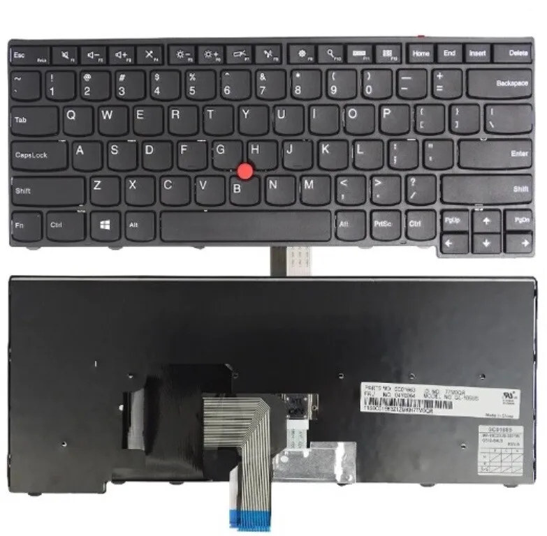 Replacement Laptop Keyboard for Lenovo E440 T440 T450 T460 view 1