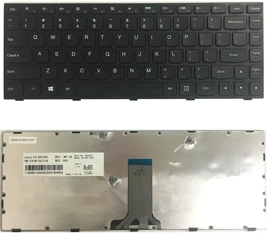 Replacement Laptop Keyboard for Lenovo For B40-30 / G40-30 /