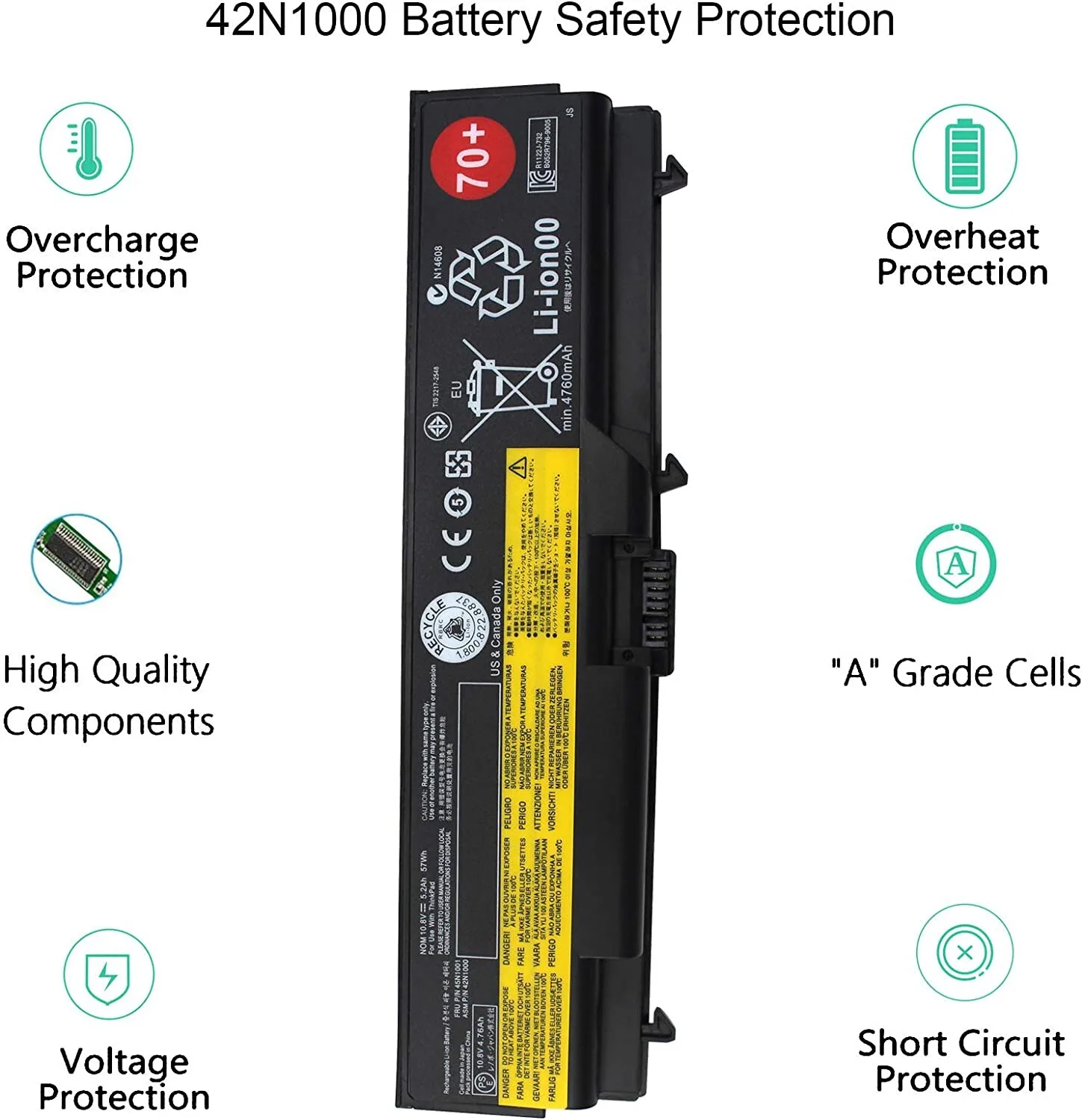 Lenovo Laptop Battery Thinkpad T430 view 2