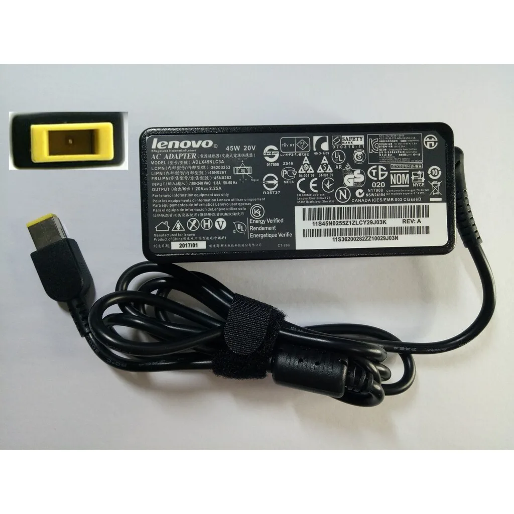 Lenovo Laptop Charger - Thinkpad T450 T450S T460 T460S