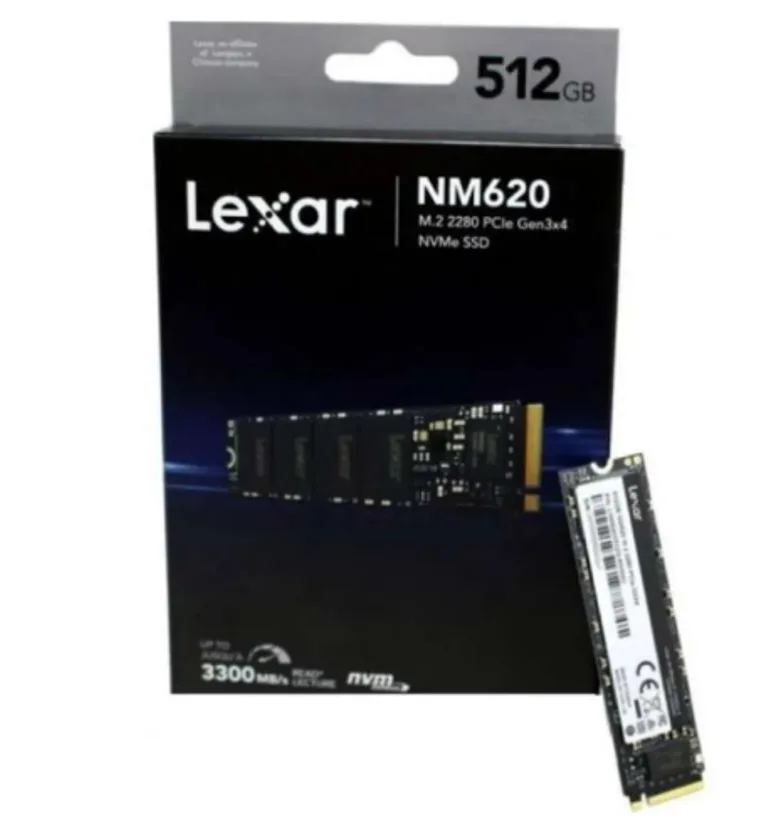 Lexar NM620 512GB Internal SSD - M.2 PCIe Gen3x4 NVMe view 1