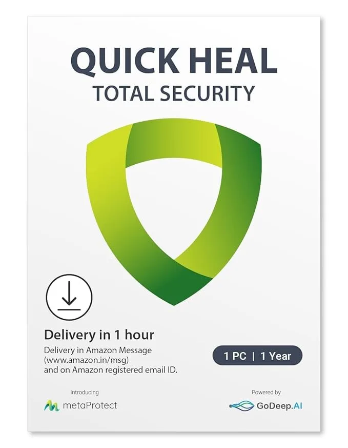 Quick Heal Total Security - 1 User, 1 Year