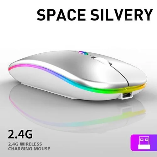 Wireless Light Bluetooth Mouse - Rechargeable, RGB