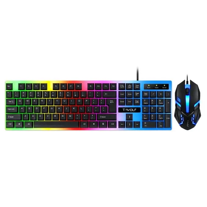 Laptop Charger - T-Wolf Tf230 Wired Gaming Keyboard view 2