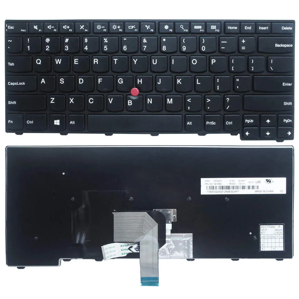 Replacement Laptop Keyboard for Lenovo E440 T440 T450 T460