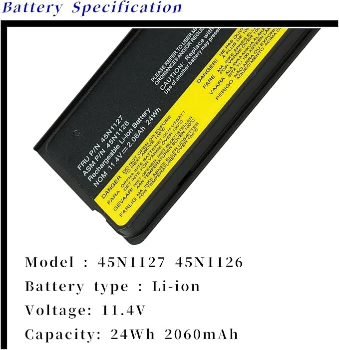 Lenovo Laptop Battery Thinkpad T440P T540P view 2
