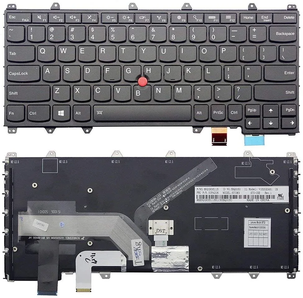 Replacement Laptop Keyboard for Lenovo Ibm Yoga 370