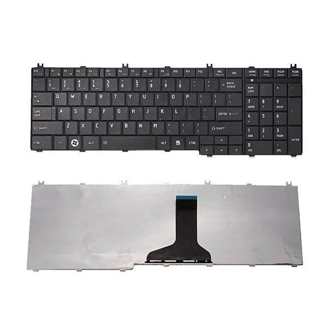 Replacement Laptop Keyboard for Toshiba Satellite C650 C650D C655 C655D