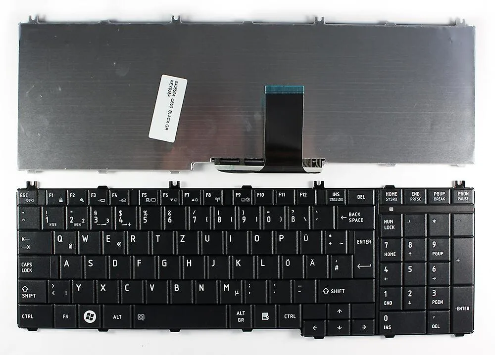 Replacement Laptop Keyboard for Toshiba Satellite C650 C650D C655 C655D view 1