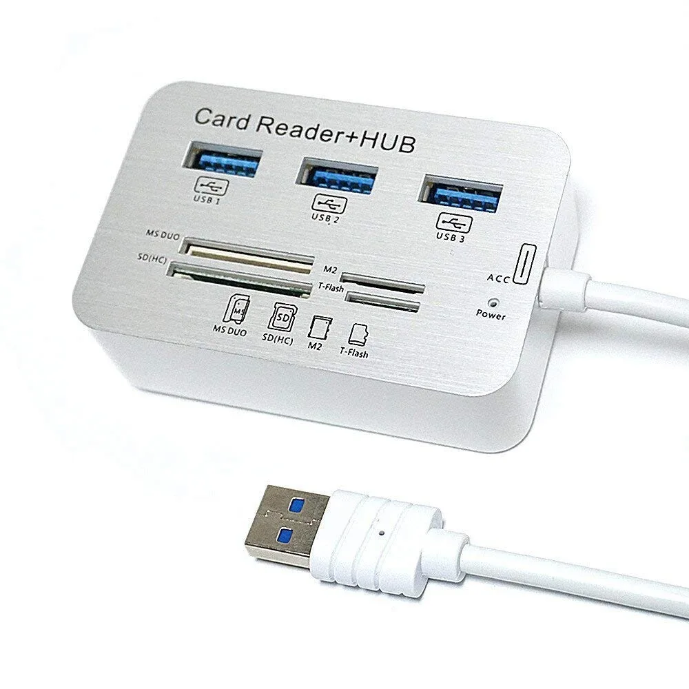 3-Port USB 3.0 Hub with Card Reader (MS/SD/M2/TF) #3
