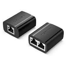 Vention 1-to-2 RJ45 Splitter Adapter - Black