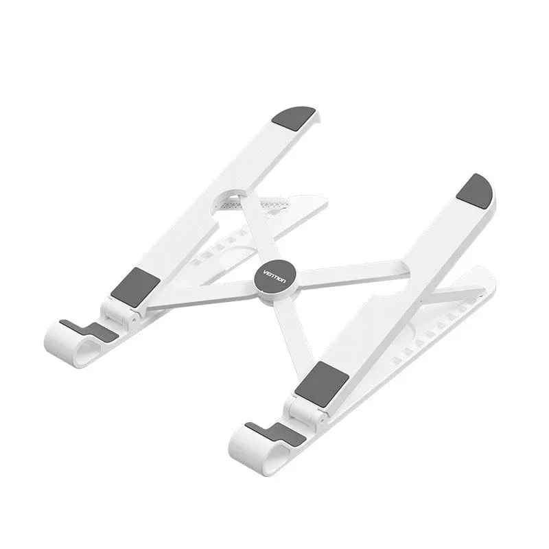 Vention Laptop Stand - White ABS, up to 17.3"